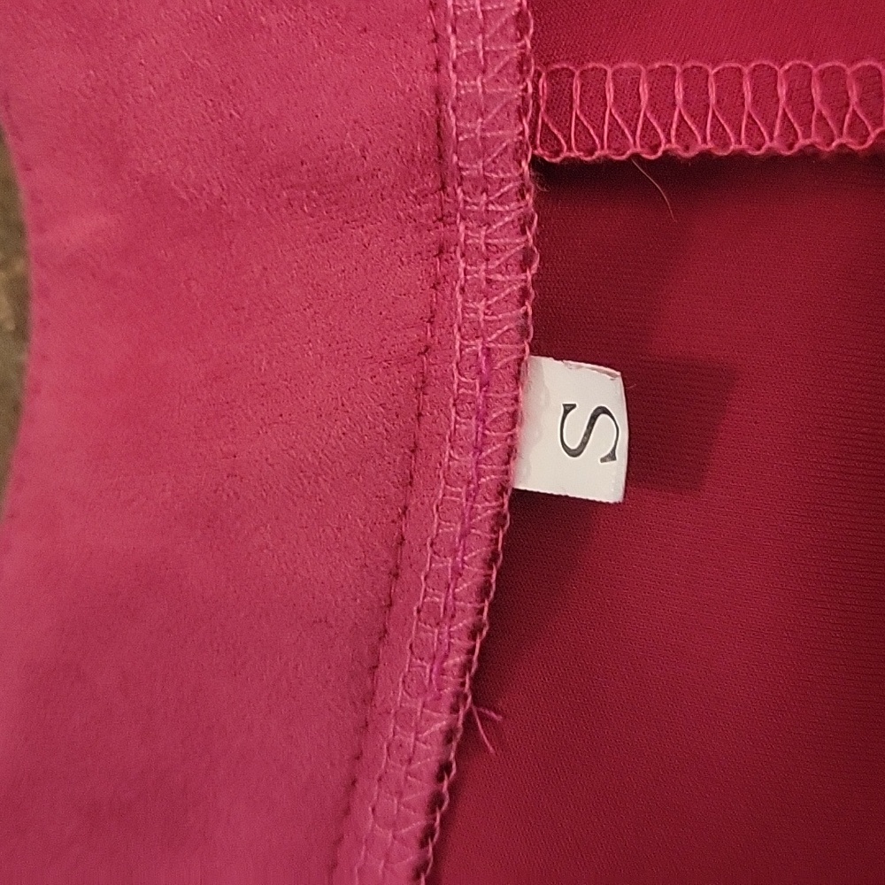 Very Soft Fo Suede Pink Stretch Skirt Small EUC - Picture 9 of 10